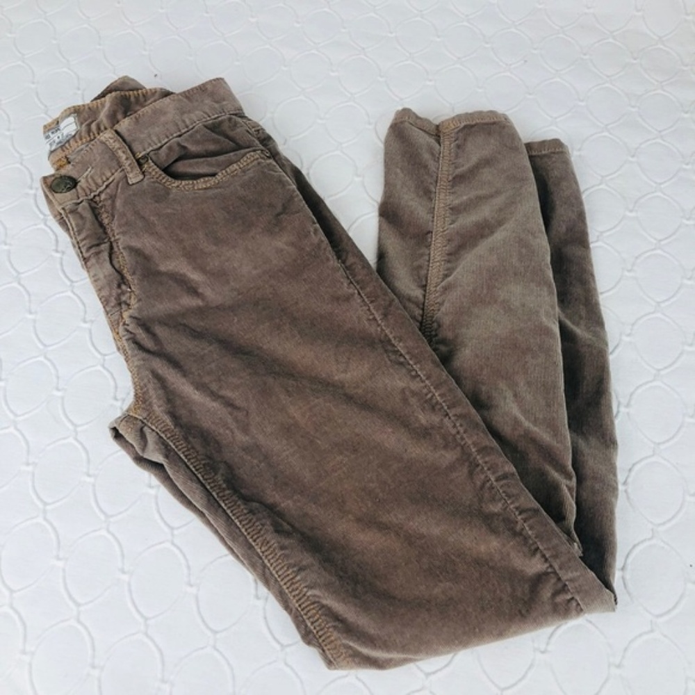 Free People Skinny Taupe Cords sz 27